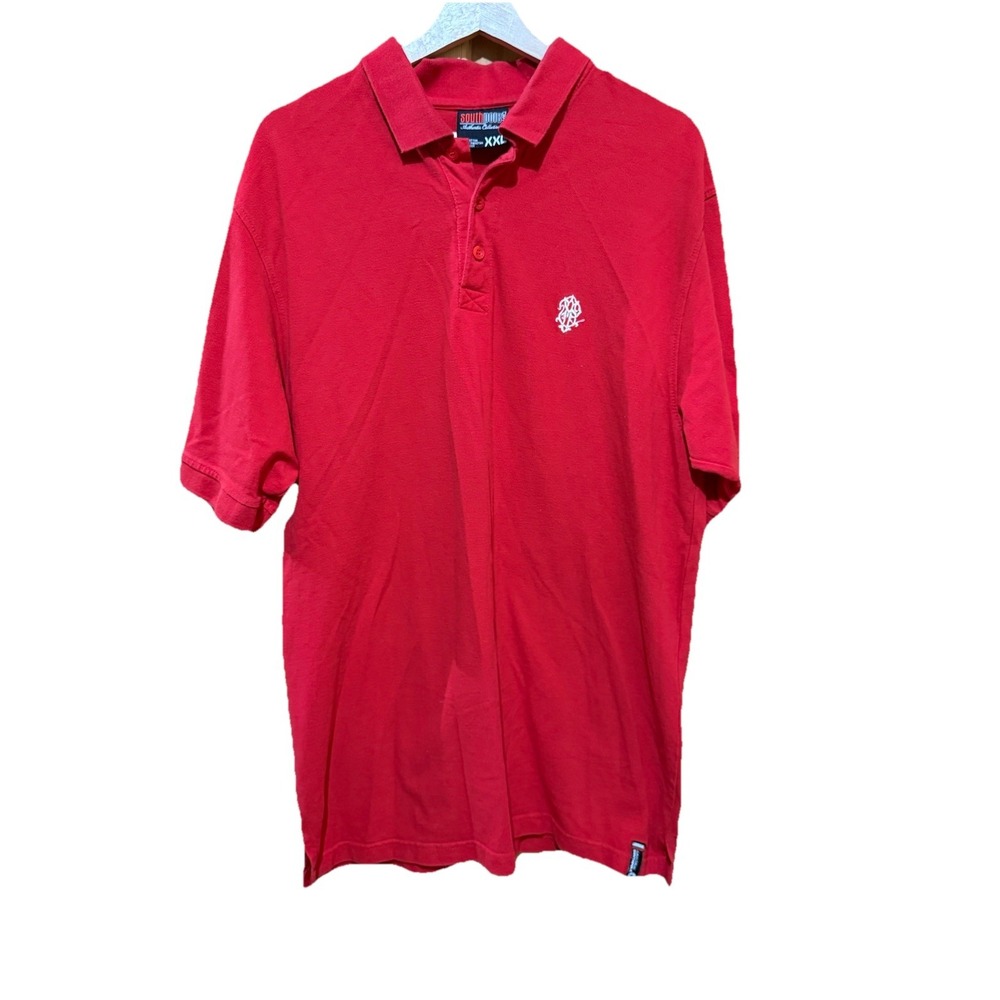Southpole Authentic Collection Red Polo Shirt Embroidered‎ Logo Men's Size 2XL